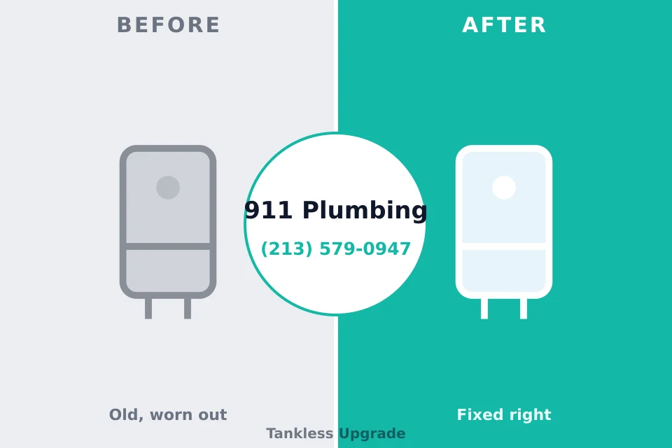 Before and after: plumbing repair South Toms River, NJ